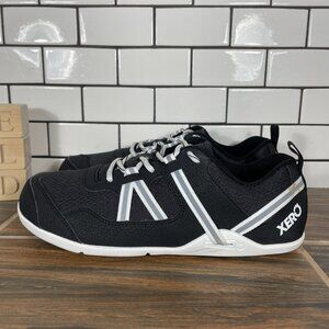 Xero Shoes Prio Womens Size 10 Black White Minimalist Running Training Sneaker